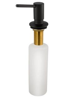 Soap and Lotion Dispenser in Matte Black