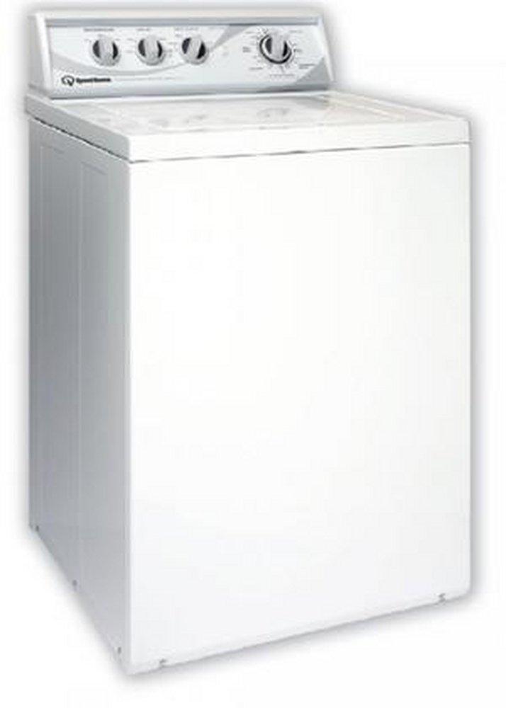 Speed Queen White 25-5/8 in. 3.2 cu. ft. Electric Stainless Steel Top Load Washer 
