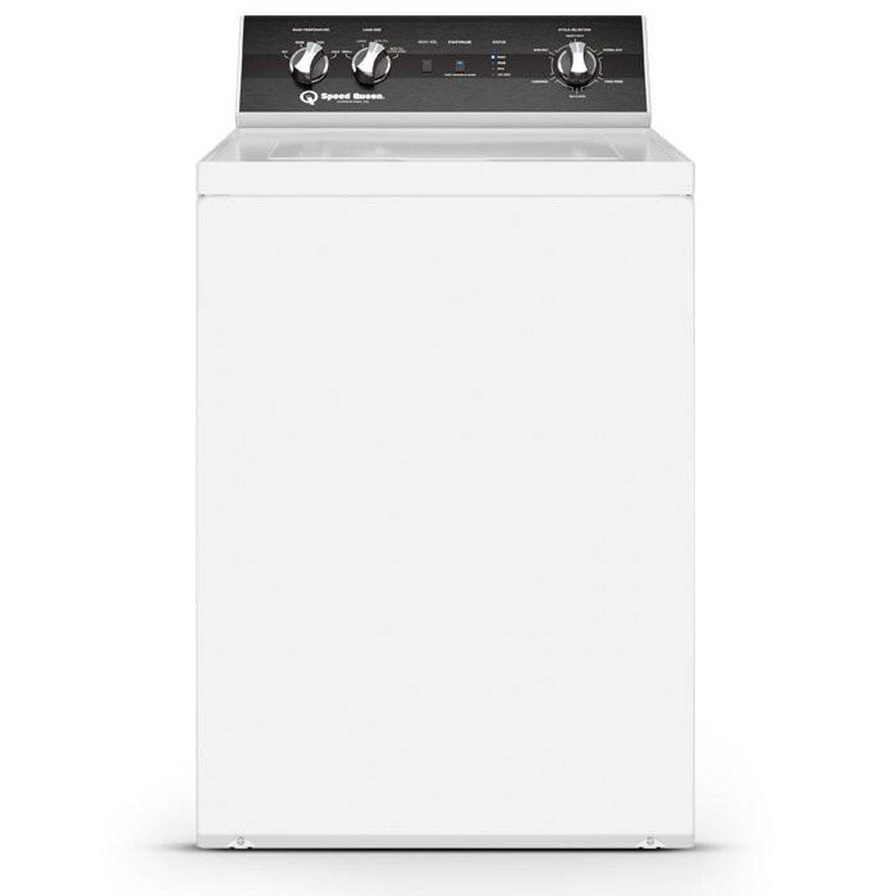 Speed Queen White 25-5/8 in. 3.2 cu. ft. Electric Stainless Steel Top Load Washer 