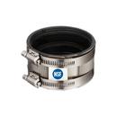 3 in. No Hub 301 and 305 Stainless Steel Quick Hub Shield Coupling with Neoprene Sealing Ring