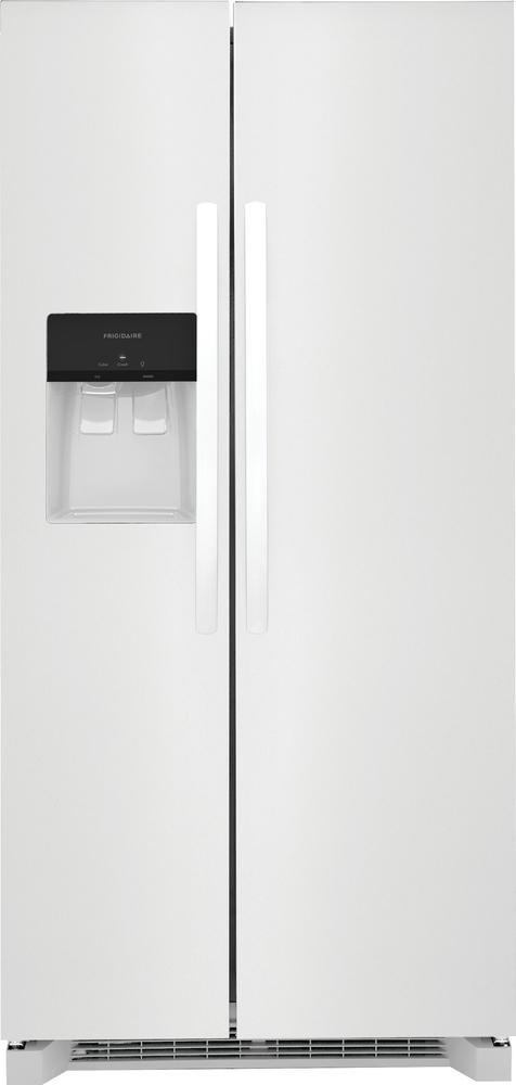 Frigidaire White 33-3/25 in. 14.3 cu. ft. Side-By-Side Refrigerator 