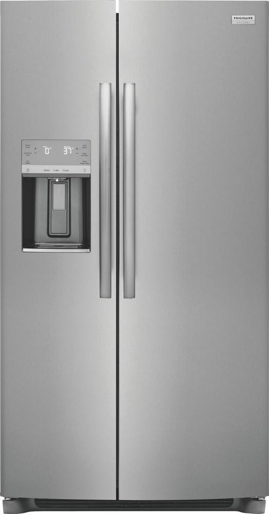 Frigidaire Stainless Steel 36-1/4 in. 16.6 cu. ft. Side-By-Side Refrigerator 