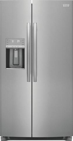 36-1/4 in. 25.6 cu. ft. Side-By-Side Refrigerator in Stainless
