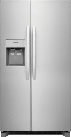 36 in. 22 cu. ft. Counter Depth and Side-By-Side Refrigerator in Stainless