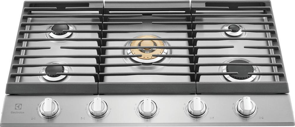 Electrolux Stainless Steel 5-Burner 56000 BTU Sealed Cooktop 
