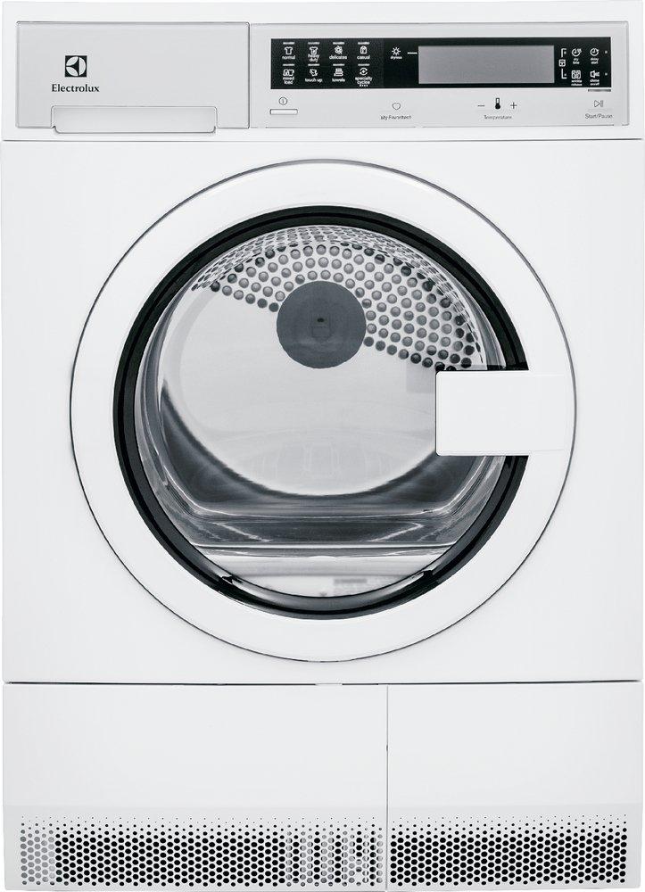 Electrolux White 23-5/8 in. 4 cf 12-Cycle Electric Compact Front Load Dryer 
