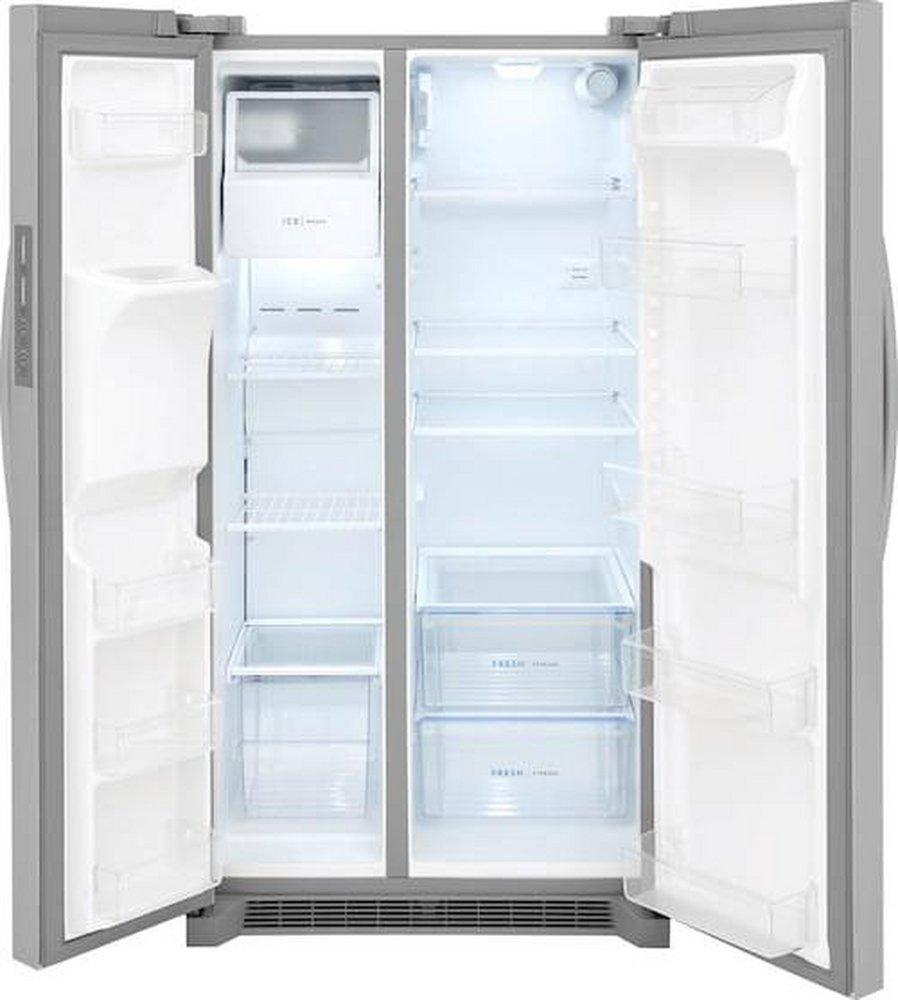 Frigidaire Stainless Steel 36-1/4 in. 16.6 cu. ft. Side-By-Side Refrigerator 