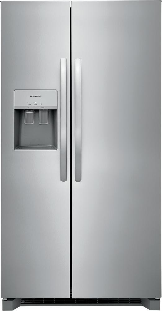Frigidaire Stainless Steel 36-1/4 in. 16.6 cu. ft. Side-By-Side Refrigerator 