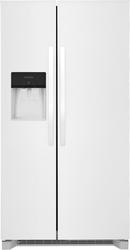 Frigidaire White 36-1/4 in. 16.6 cu. ft. Side-By-Side Refrigerator 