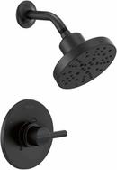 Single Handle Multi Function Shower Faucet in Matte Black 
