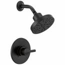 Single Handle Multi Function Shower Faucet in Matte Black (Trim Only)