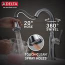 Delta Faucet Lumicoat Arctic Stainless Single Lever Handle Bar Faucet 
