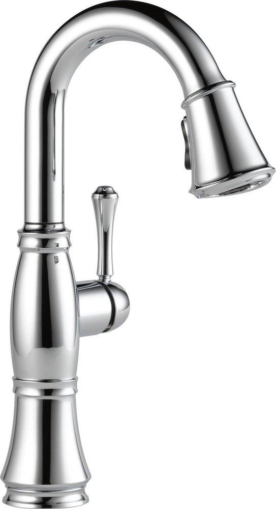 Delta Faucet Lumicoat™ Arctic Stainless Single Lever Handle Bar Faucet 