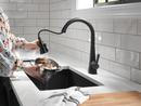 Delta Faucet Matte Black Pull Down Kitchen Faucet 