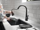 Delta Faucet Matte Black Pull Down Kitchen Faucet 