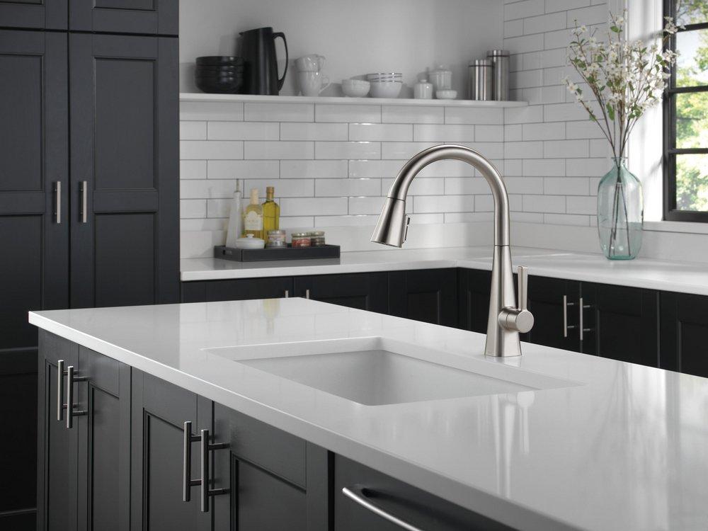 Delta Faucet Spotshield Stainless Pull Down Kitchen Faucet 