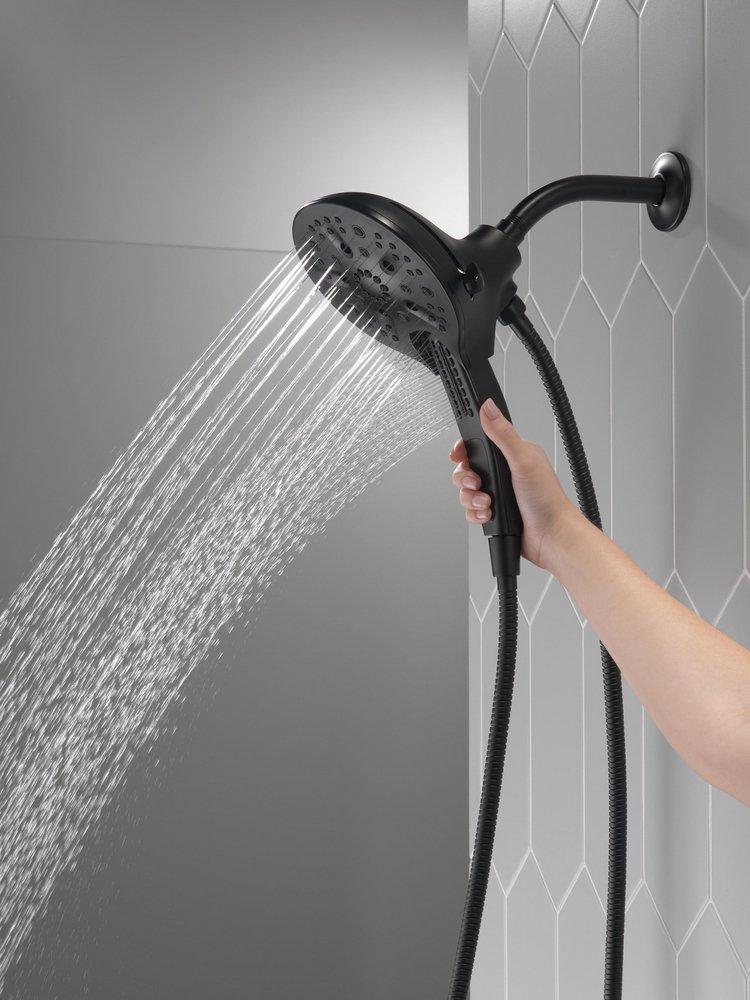 Delta Faucet Matte Black Multi Function Hand Shower 