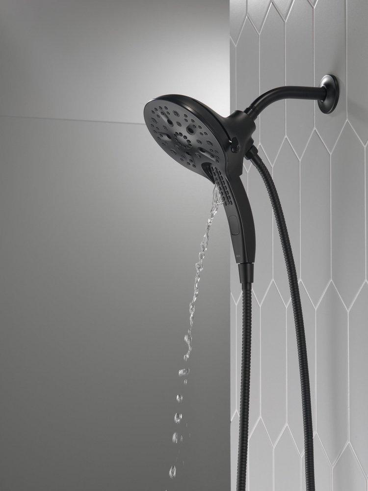 Delta Faucet Matte Black Multi Function Hand Shower 