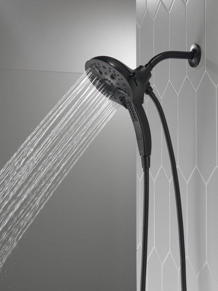 Delta Faucet Matte Black Multi Function Hand Shower 