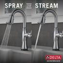 Delta Faucet Arctic Stainless Single Handle Pull Down Bar Faucet 