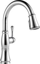 Single Handle Pull Down Kitchen Faucet in Lumicoat™ Chrome