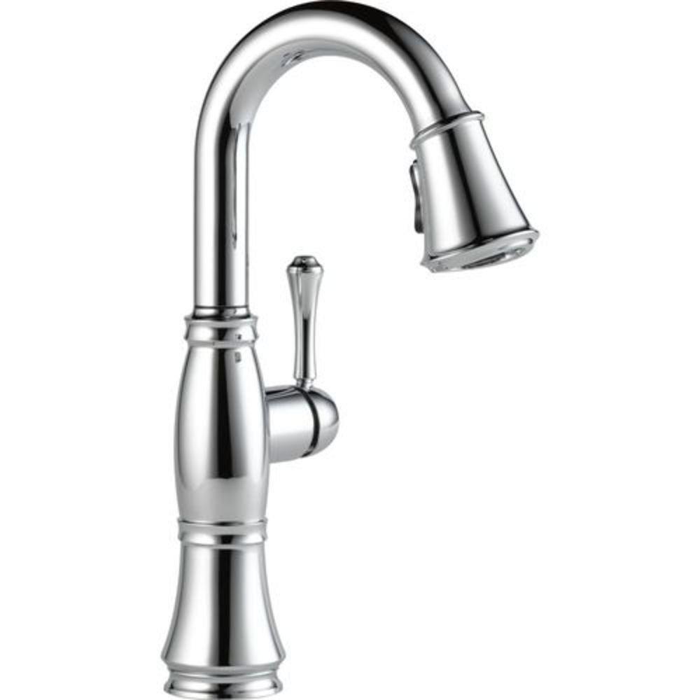 Delta Faucet Lumicoat Chrome Single Lever Handle Bar Faucet 