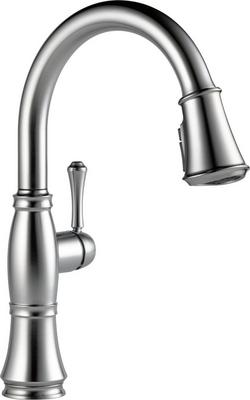 Single Handle Pull Down Kitchen Faucet in Lumicoat&reg; Arctic Stainless
