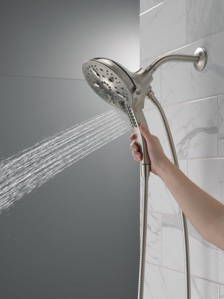Delta Faucet Brilliance Stainless Multi Function Hand Shower 