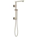 18 in. Shower Rail with Hose in Brilliance® Brushed Nickel
