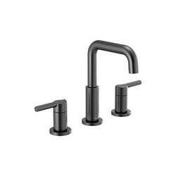 Two Handle Widespread Bathroom Sink Faucet in Matte Black