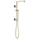 18 in. Shower Rail with Hose in Brilliance® Polished Nickel