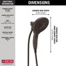 Delta Faucet Venetian Bronze Multi Function Hand Shower 
