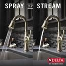 Delta Faucet Lumicoat Polished Nickel Single Lever Handle Bar Faucet 