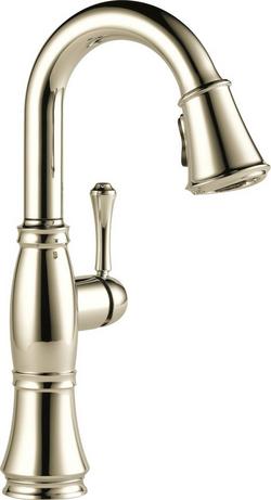 Single Handle Pull Down Bar Faucet in Lumicoat&reg; Polished Nickel