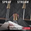 Delta Faucet Champagne Bronze Pull Down Kitchen Faucet 