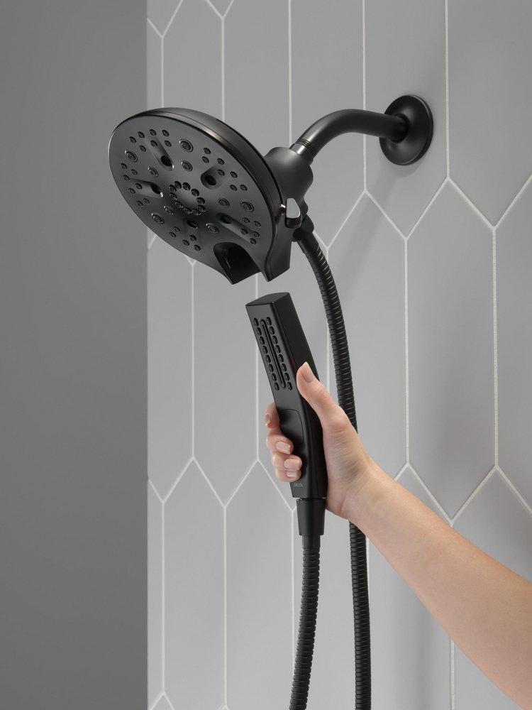 Delta Faucet Matte Black Multi Function Hand Shower 
