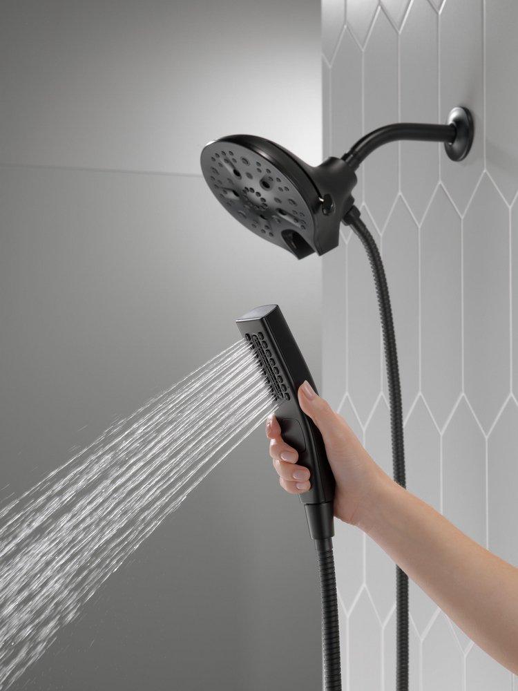 Delta Faucet Matte Black Multi Function Hand Shower 