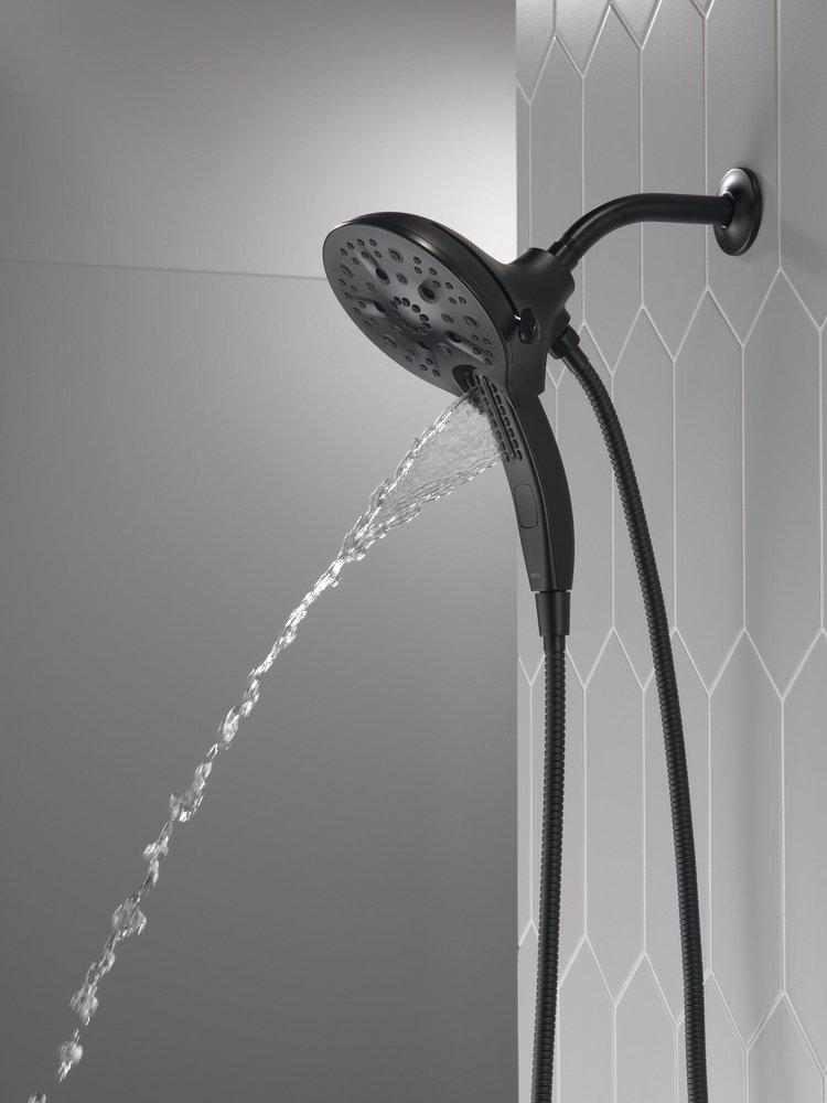 Delta Faucet Matte Black Multi Function Hand Shower 