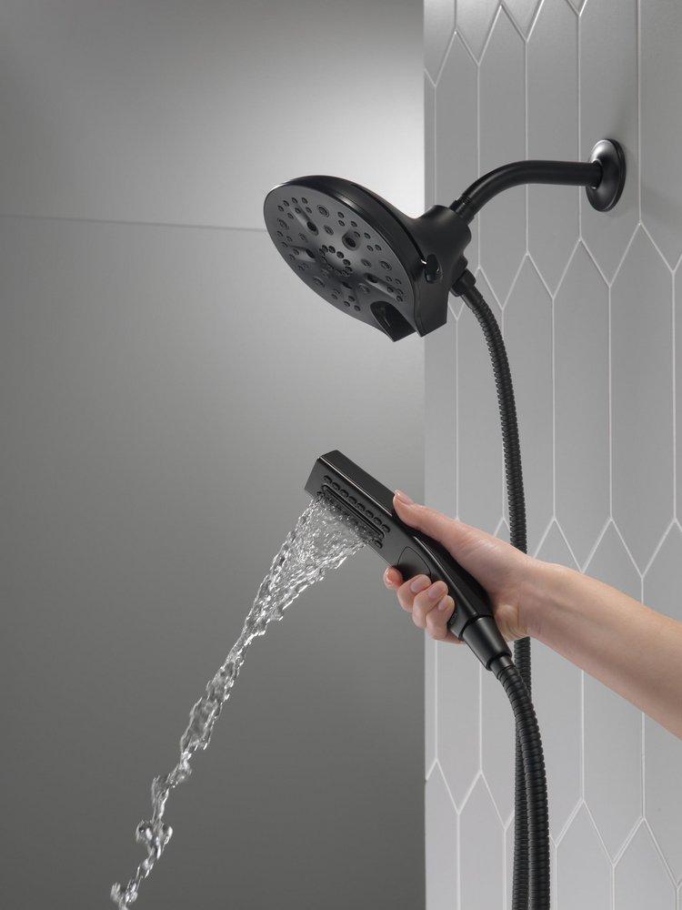 Delta Faucet Matte Black Multi Function Hand Shower 