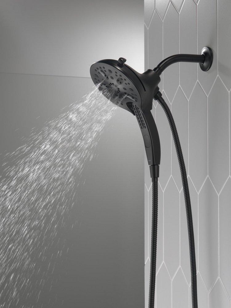Delta Faucet Matte Black Multi Function Hand Shower 