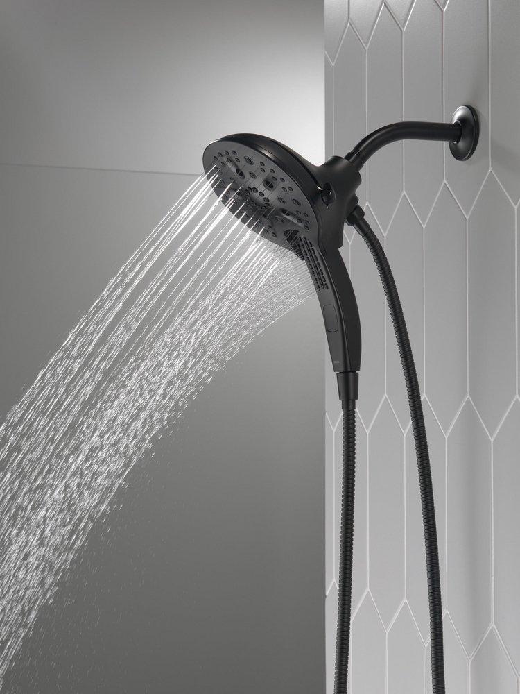 Delta Faucet Matte Black Multi Function Hand Shower 