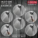 Delta Faucet Matte Black Multi Function Hand Shower 