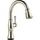 Single Handle Pull Down Kitchen Faucet in Lumicoat Polished Nickel