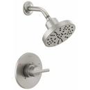 Single Handle Multi Function Shower Faucet in Brilliance Stainless (Trim Only) 