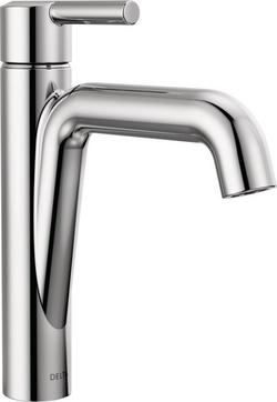 Single Handle Monoblock Bathroom Sink Faucet in Chrome