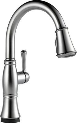 Single Handle Pull Down Kitchen Faucet with Touch Activation in Lumicoat&reg; Arctic Stainless