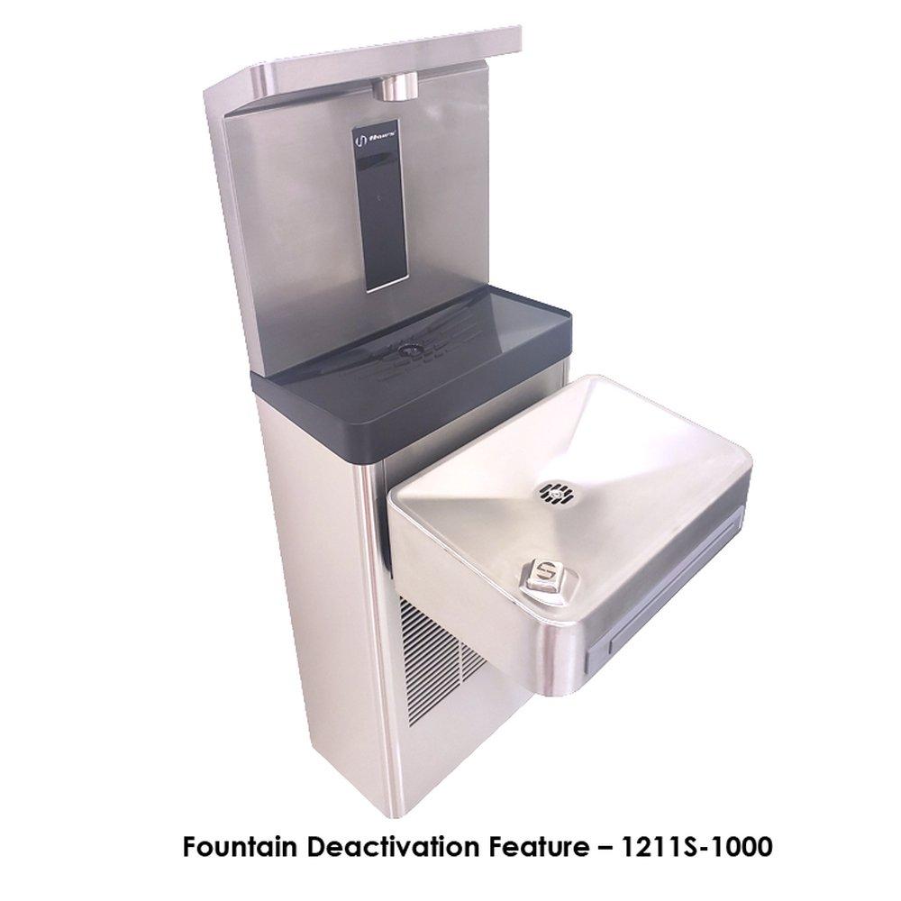 WALL MOUNT ELECTRIC WATER COOLER WITH BOTTLE FILLER 