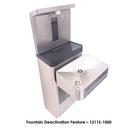 WALL MOUNT ELECTRIC WATER COOLER WITH BOTTLE FILLER 