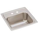 Elkay Lustrous Satin 15 x 15 in. Drop-in Stainless Steel Bar Sink 