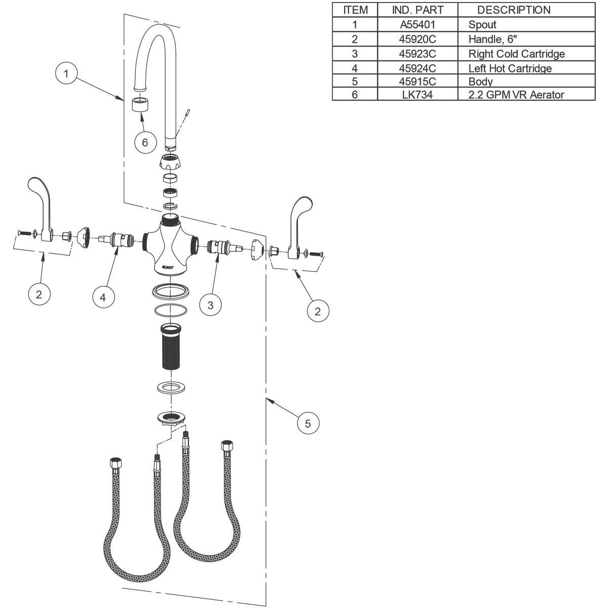 Elkay Lustrous Satin 15 x 15 in. Drop-in Stainless Steel Bar Sink 